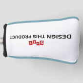 Couvre-club De Golf VENTE ! Couvercle de la tête de navette - Bleu cla (Devant)