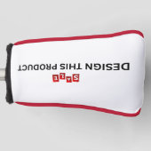 Couvre-club De Golf VENTE ! Couvercle de la tête de navette - Découpe  (Devant)