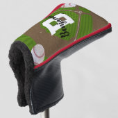 Couvre-club De Golf Ventilateurs de baseball Putter (Devant 3/4)