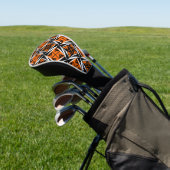 Couvre-club De Golf Vents sacrés en Orange Golf Head Cover (In Situ)