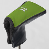 Couvre-club De Golf Vert clair initial (Devant 3/4)