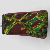 Couvre-club De Golf Vert égoutté au feu (Devant)