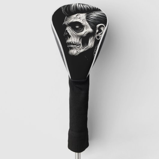 Couvre-club De Golf Vibes Rockabilly Zombie (Devant)