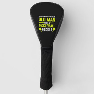 Couvre-club De Golf Vieux homme avec pagaie de basket Drôle Homme seni