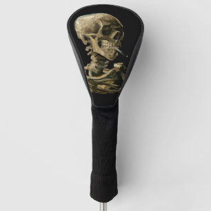 Couvre-club De Golf Vincent van Gogh - Crâne avec cigarette allumée