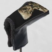 Couvre-club De Golf Vincent van Gogh - Crâne avec cigarette brûlante (Devant 3/4)