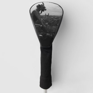 Couvre-club De Golf Vintage France Paris Cathédrale Notre Dame diable