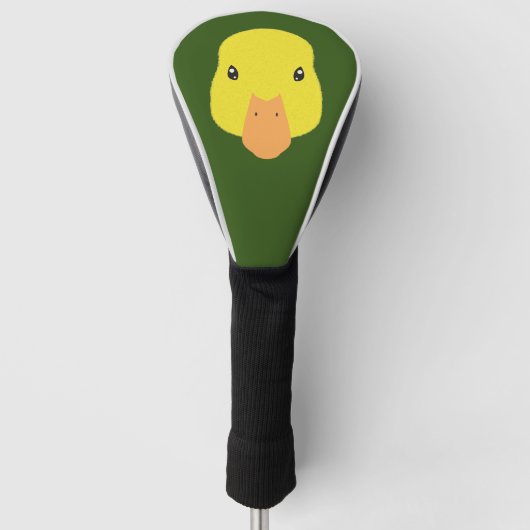 Couvre-club De Golf Visage de canard bébé (Devant)