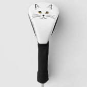 Couvre-club De Golf Visage de Chat (Devant)