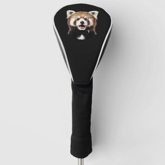 Couvre-club De Golf Visage de panda roux (Devant)