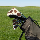 Couvre-club De Golf Visage drôle d'ours (In Situ)