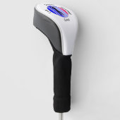 Couvre-club De Golf Vivez, rêvez, respirez golf (Incliné)
