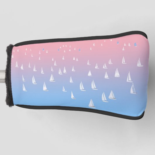 Couvre-club De Golf Voiliers de course en haute mer (Devant)