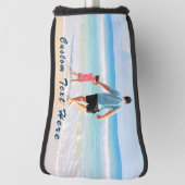 Couvre-club De Golf Votre couverture de tête de golf photo avec texte  (Tourné à 90°)