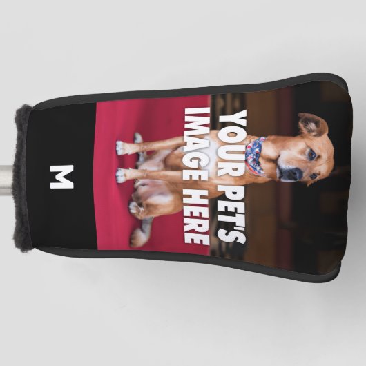 Couvre-club De Golf Votre couverture de tête de golf photo de chien (Devant)