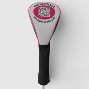 Couvre-club De Golf Votre housse de tête de golf marquée avec QR Code