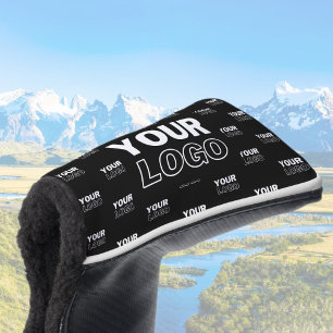 Couvre-club De Golf Votre logo et votre logo de répétition Arrière - p