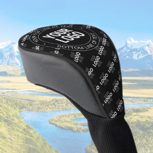 Couvre-club De Golf Votre logo et votre texte personnalisable avec Mot