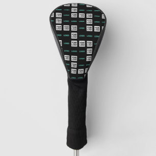 Couvre-club De Golf Votre logo ou image Zig Zag Motif avec deux imag