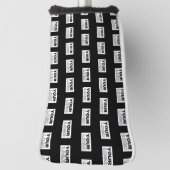 Couvre-club De Golf Votre logo ou votre conception | Arrière - plan de (Tourné à 90°)