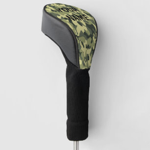 Couvre-club De Golf Votre NOM Camo de couverture de la tête de golf P