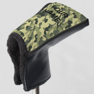 Couvre-club De Golf Votre NOM Camo de couverture de la tête de golf P