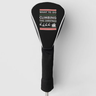 Couvre-club De Golf Voulez Aller Escalade Ce Noël