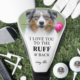 Couvre-club De Golf Vous aimez jusqu'à la photo de chien de compagnie