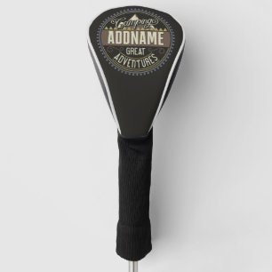 Couvre-club De Golf Voyage de camping familial personnalisé ADD NOM Fa