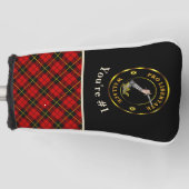 Couvre-club De Golf Wallace Clan Crest Putter personnalisé (Devant)