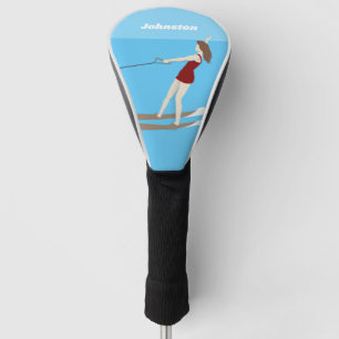 Couvre-club De Golf Waterski de style Vintage