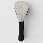 Couvre-club De Golf White Leather Quilted Texture Background (Devant)