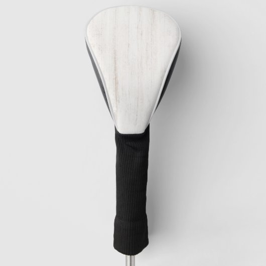 Couvre-club De Golf White Old Wood Background (Devant)