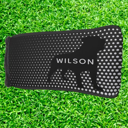 Couvre-club De Golf  WHITE Rottweiler PUTTER
