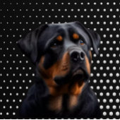 Couvre-club De Golf  WHITE Rottweiler PUTTER