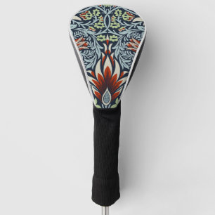 Couvre-club De Golf William Morris Snakeshead Floral Classique Botaniq