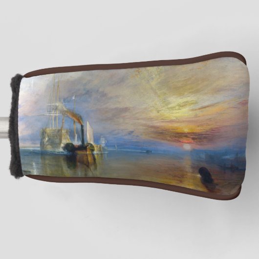 Couvre-club De Golf William Turner - Le Temeraire de combat (Devant)