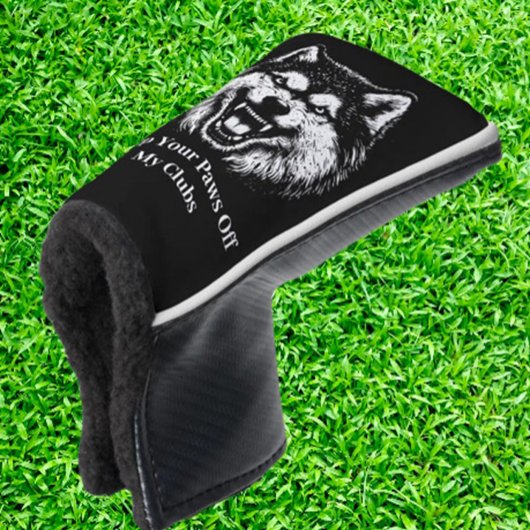 Couvre-club De Golf  wolf Loving Dad Golf Head Cover