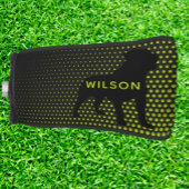 Couvre-club De Golf YELLOW Rottweiler PUTTER Golf Head Cover