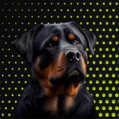 Couvre-club De Golf YELLOW Rottweiler PUTTER Golf Head Cover