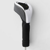 Couvre-club De Golf yeux de chat noir gauche (Incliné)