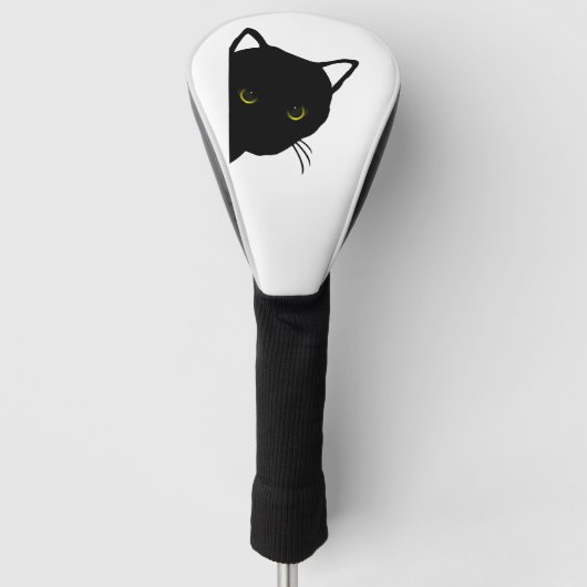 Couvre-club De Golf yeux de chat noir gauche (Devant)