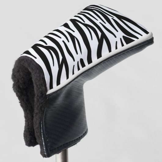 Couvre-club De Golf Zebra Golf Putter Head Cover (Devant 3/4)