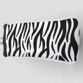 Couvre-club De Golf Zebra Golf Putter Head Cover (Devant)