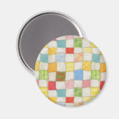Couvre-lit aléatoire Magnet Rond (Recto/Verso)