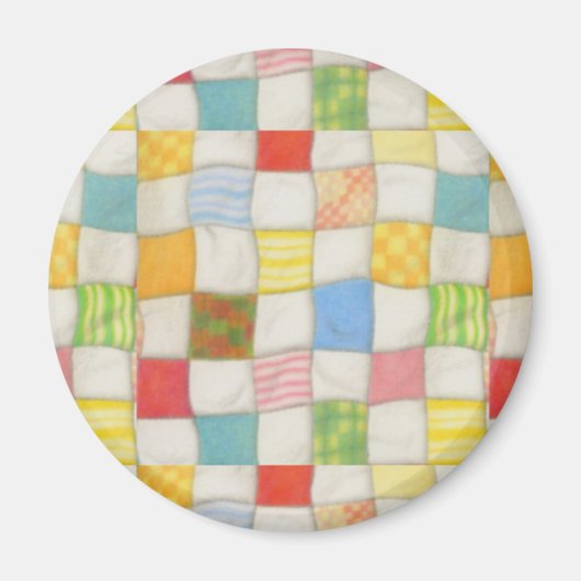 Couvre-lit aléatoire Magnet Rond (Devant)