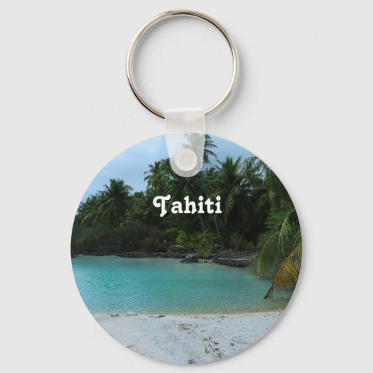 Cove in Tahiti Sleutelhanger (Voorkant)