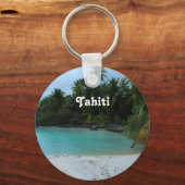 Cove in Tahiti Sleutelhanger (Voorkant)