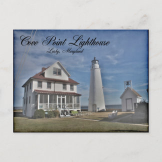 Cove Point Lighthouders Post Card Briefkaart