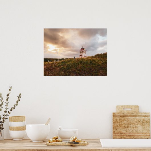 Covehead Harbor Lighthouse, Prince Edward Island Poster (Keuken)